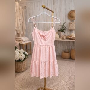 NWT Altr'd State Pink Bow Front Dress